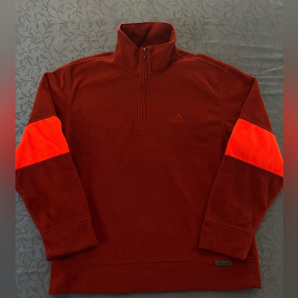 Adidas Fleece sweater Red - Picture 1 of 6